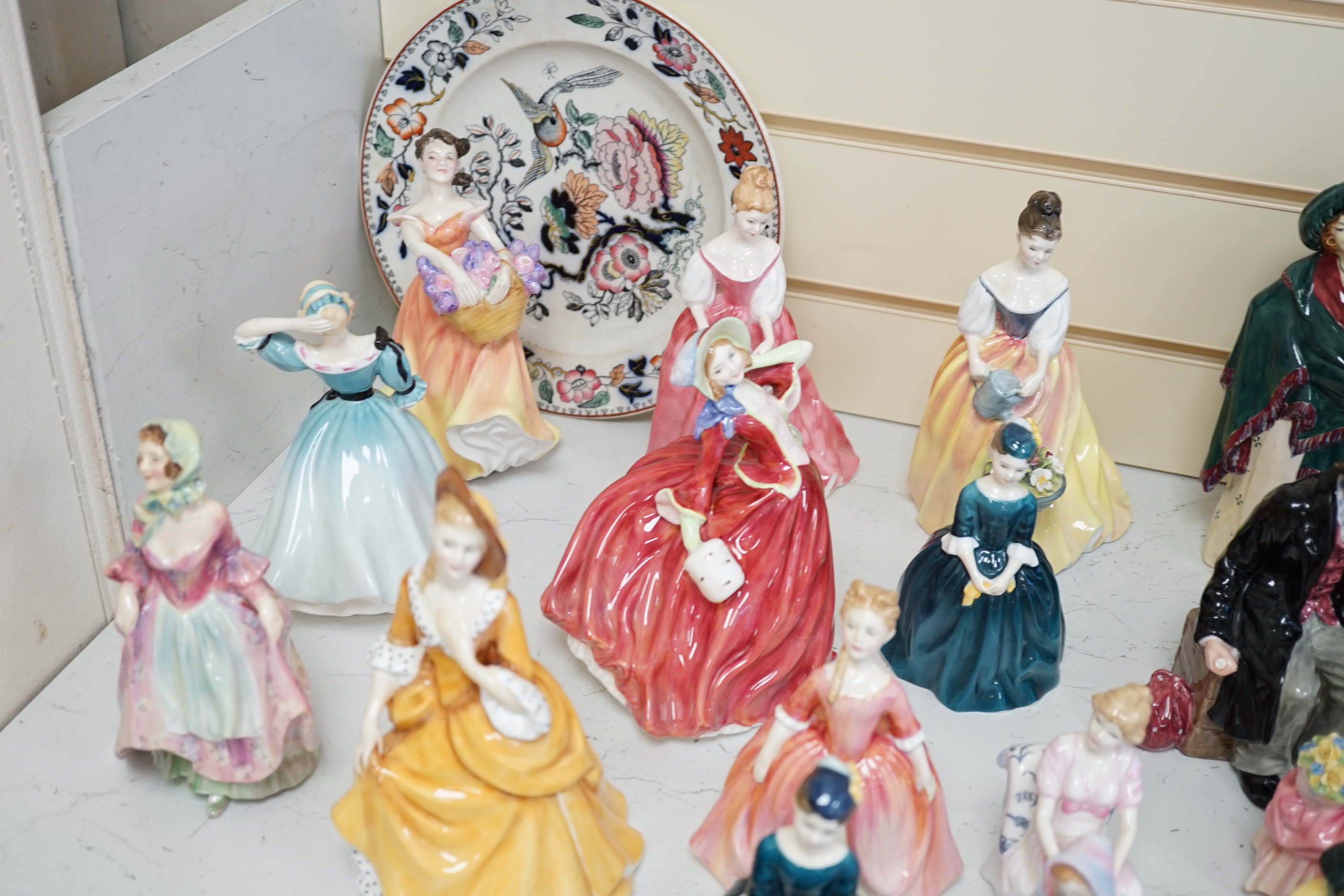 A quantity of various Doulton figures etc